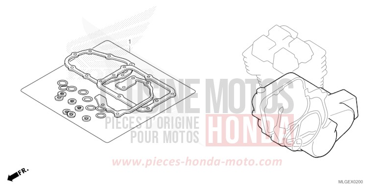 TROUSSE DE JOINT B de Africa Twin DCT GRAND PRIX RED (R380B) 2023